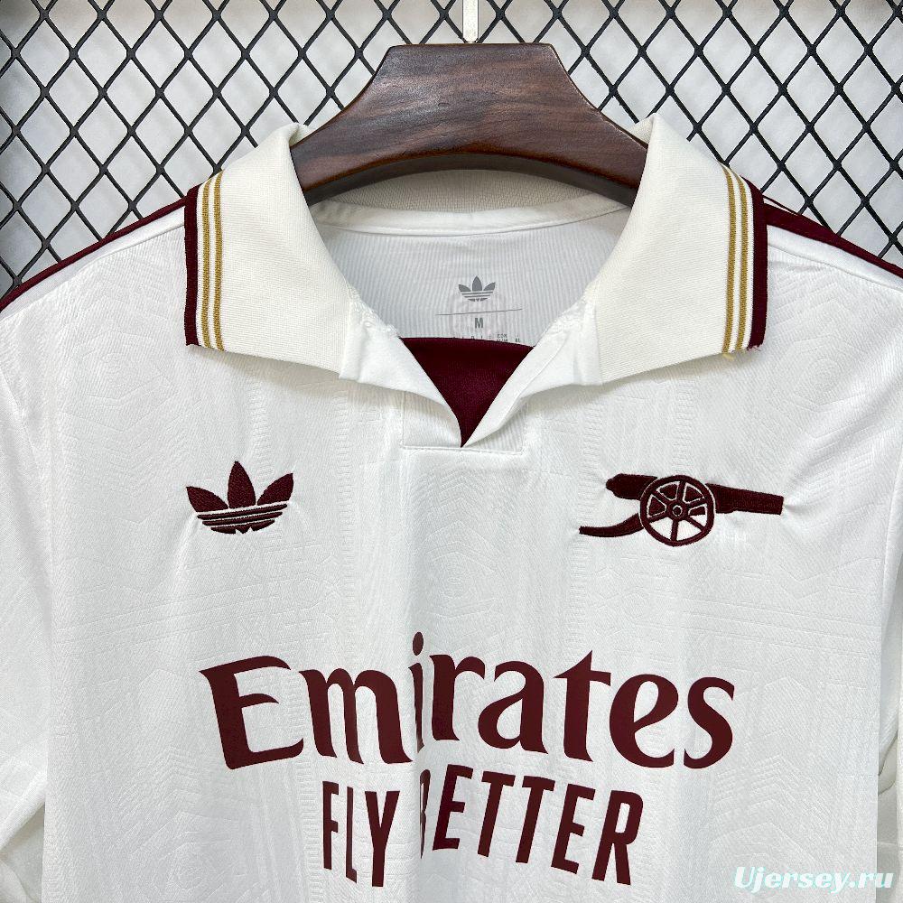 2025/26 Mens Arsenal Third Long Sleeve Jersey