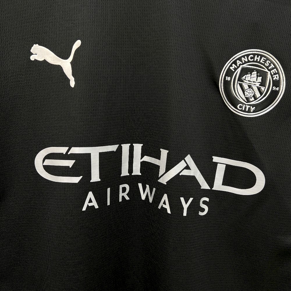 2025/26 Mens Manchester City Away Long Sleeve Jersey