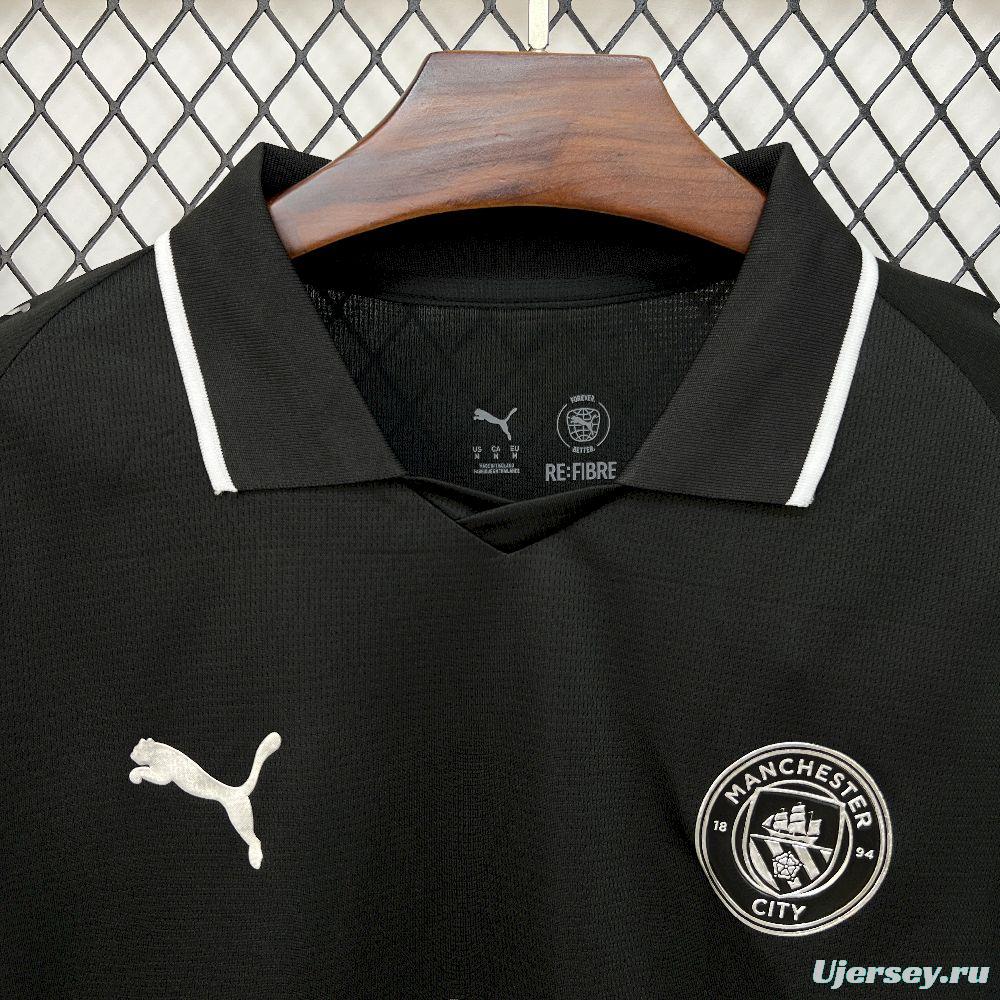 2025/26 Mens Manchester City Away Long Sleeve Jersey