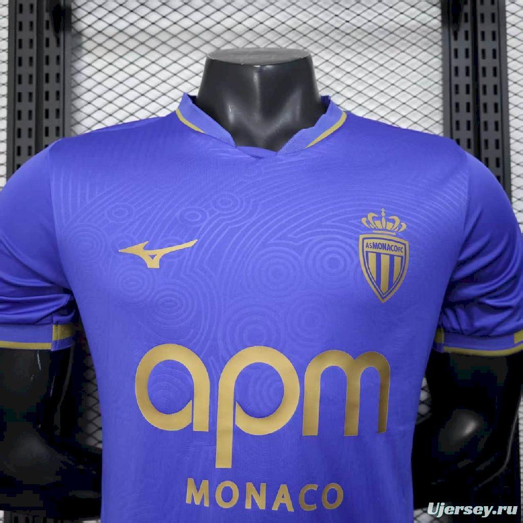 2025/26 Player Version Mens AS Monaco Away Jersey