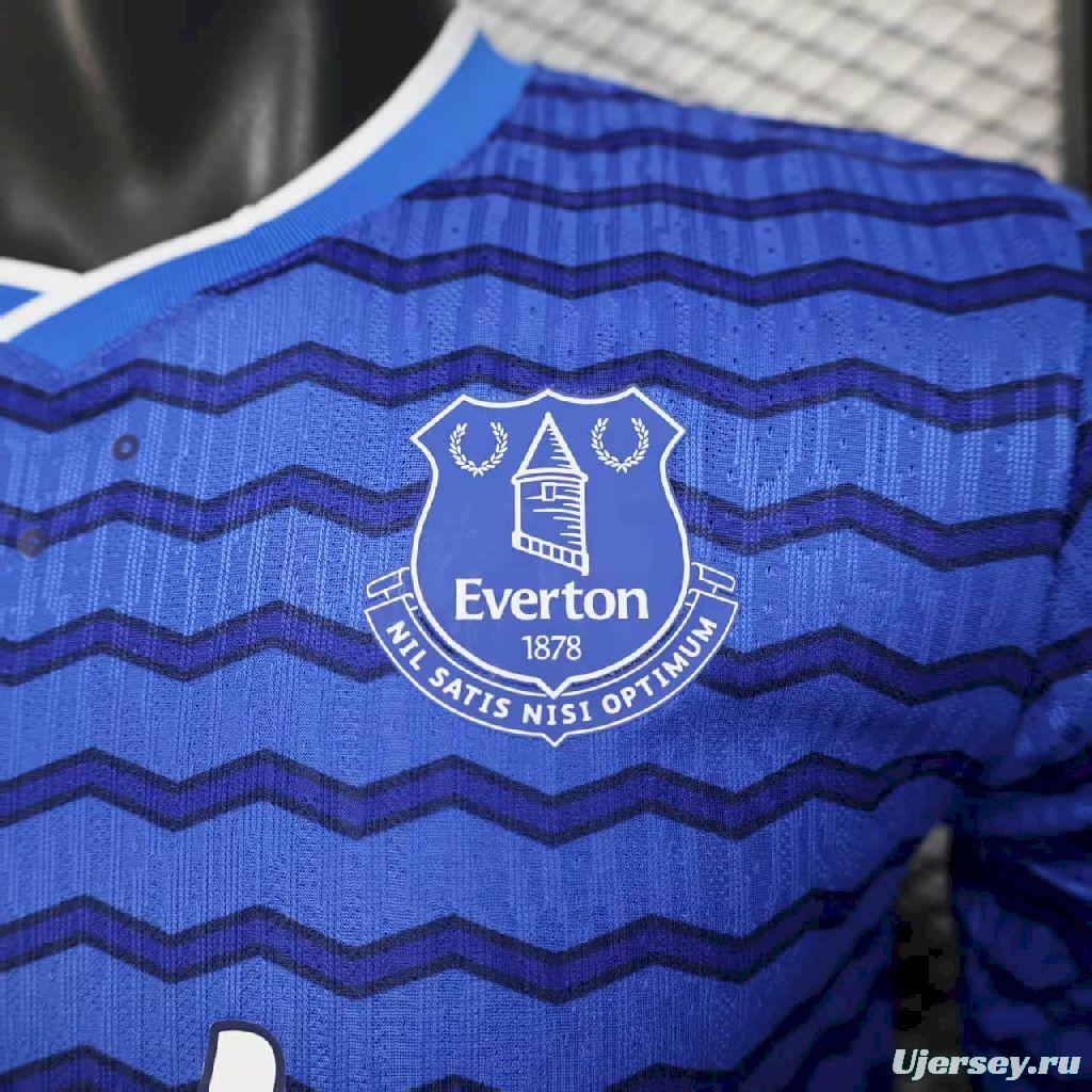 2025/26 Player Version Mens Everton Home Jersey