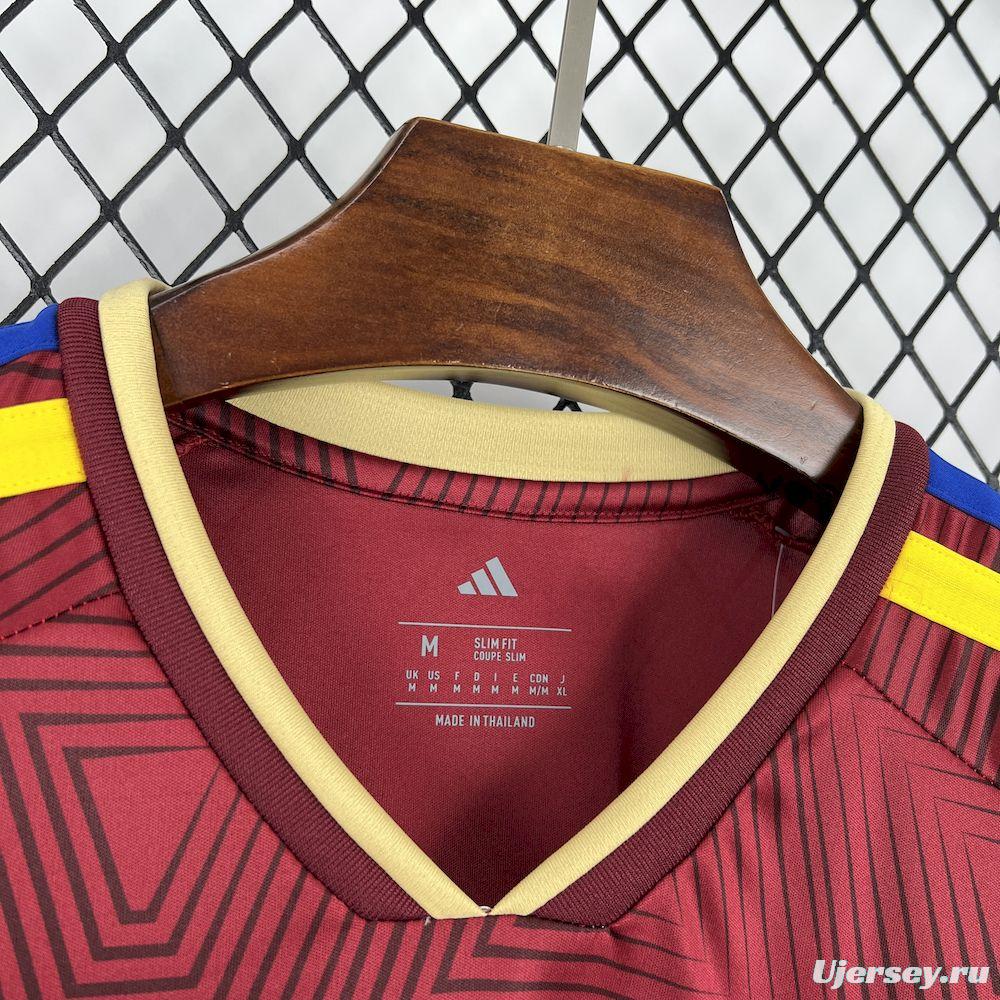 2026 Mens Venezuela World Cup Home Jersey