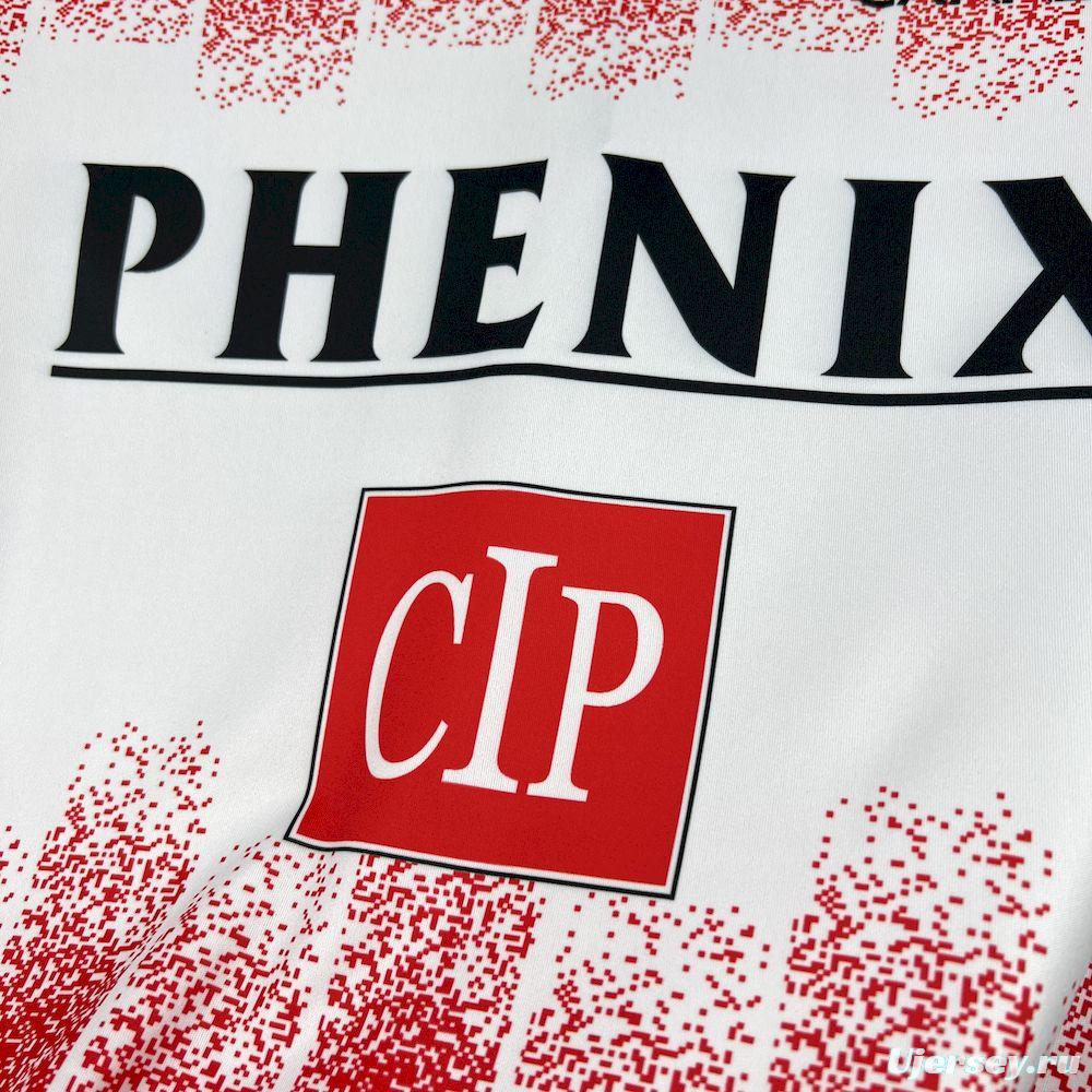 1991/92 Retro AS Cannes Home Long Sleeves Jersey