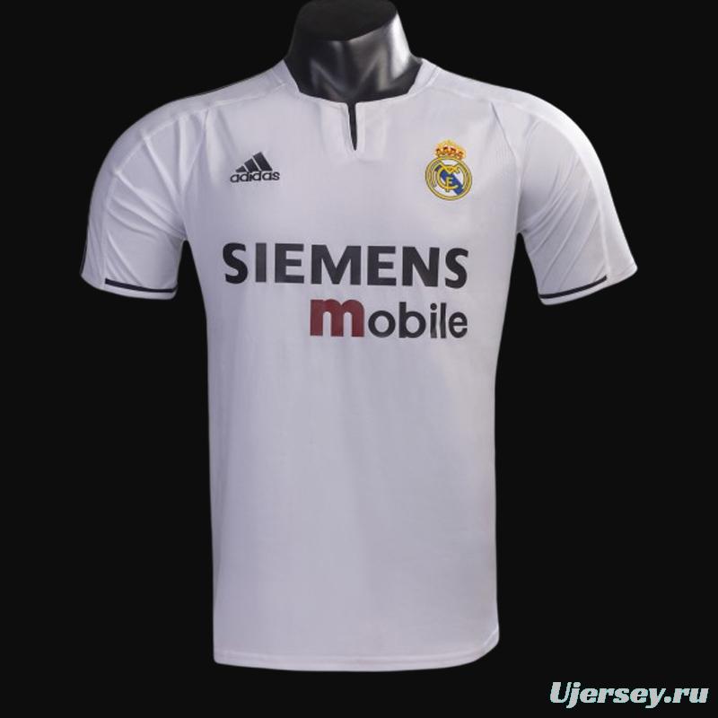 Retro 03/04 Real Madrid Home Jersey