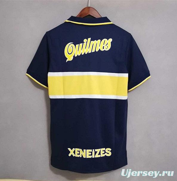 Retro 96/97 Boca Juniors Home Soccer Jersey