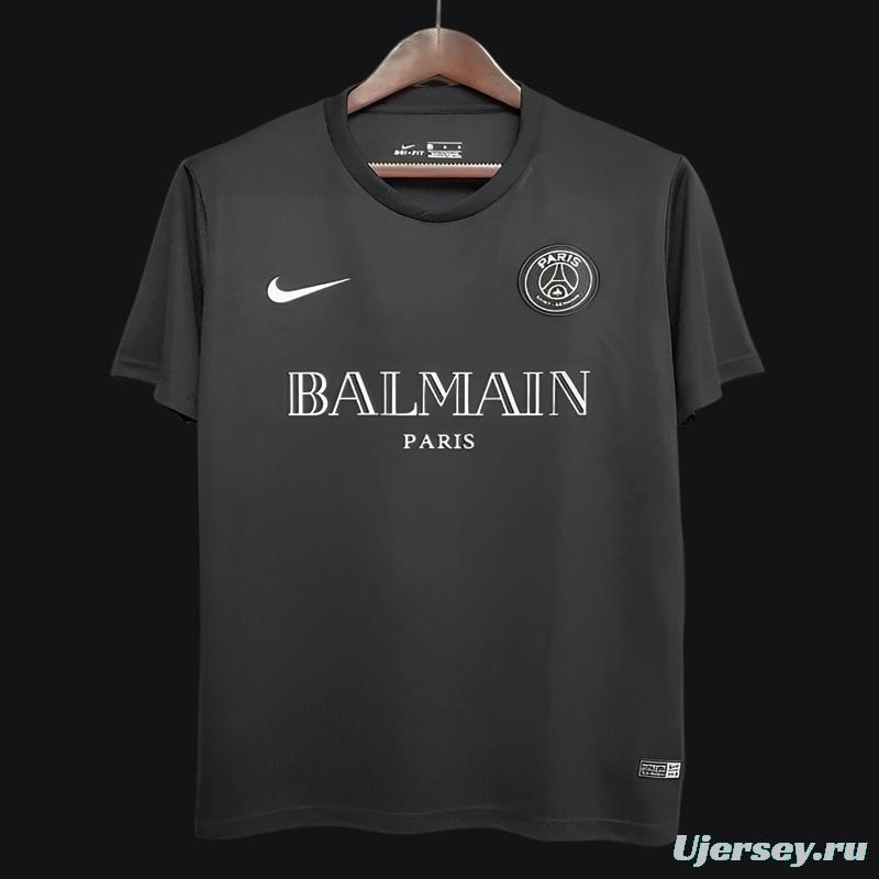 Retro 2020 PSGx Balmain Black Jersey