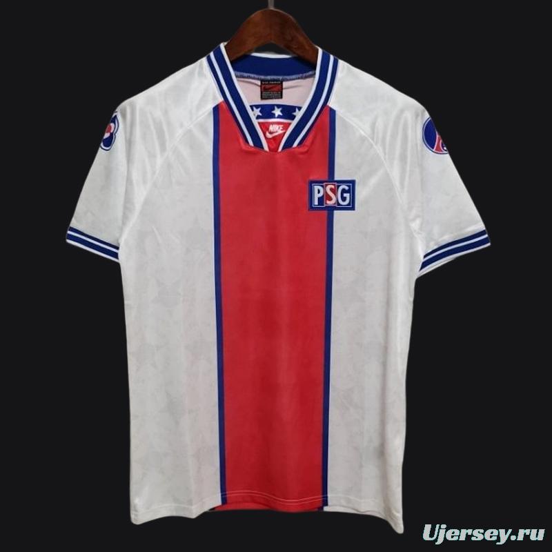 Retro 94/95 PSG White Away Jersey