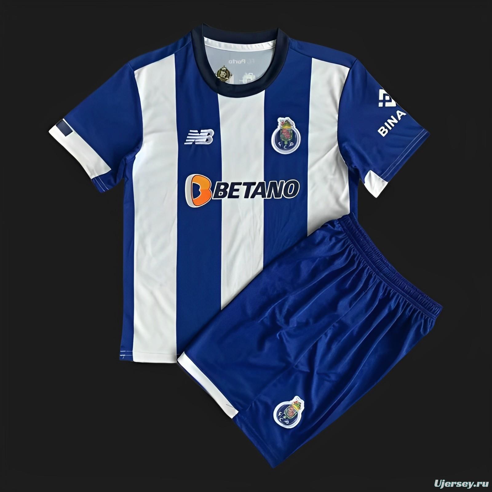 23/24 Kids Porto Home Jersey