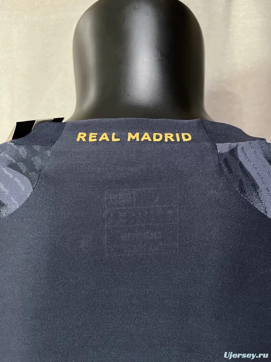 Player Version 23/24 Real Madrid Away Black Jersey