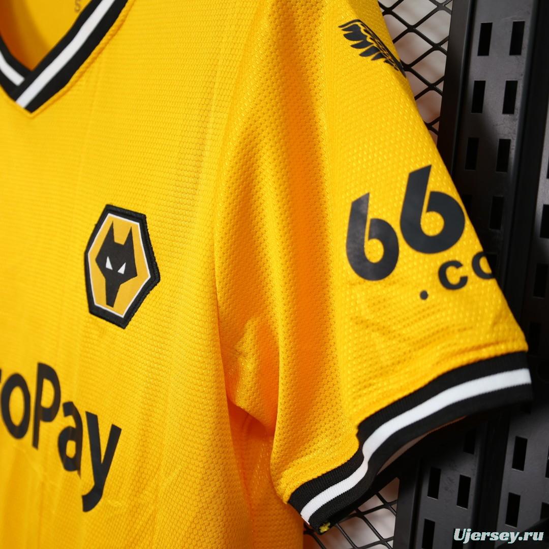 23/24 Wolverhampton Wanderers Home Jersey