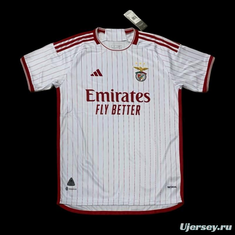 23/24 Benfica White Training Jersey