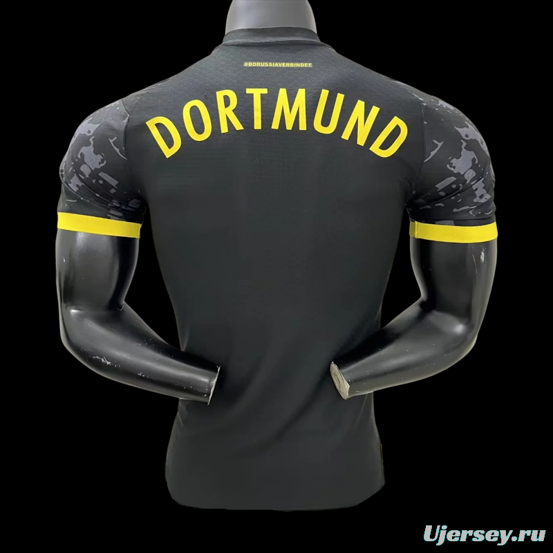 Player Version 23/24 Borussia Dortmund Away Black Jersey