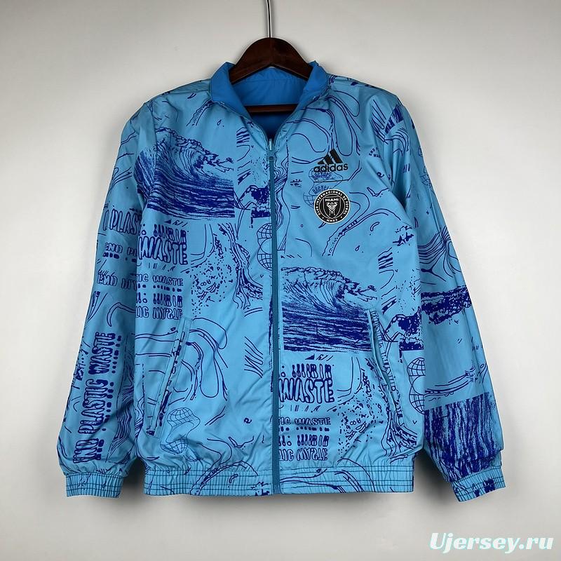 23/24 Inter Miami Blue Reversible Full Zipper Jacket