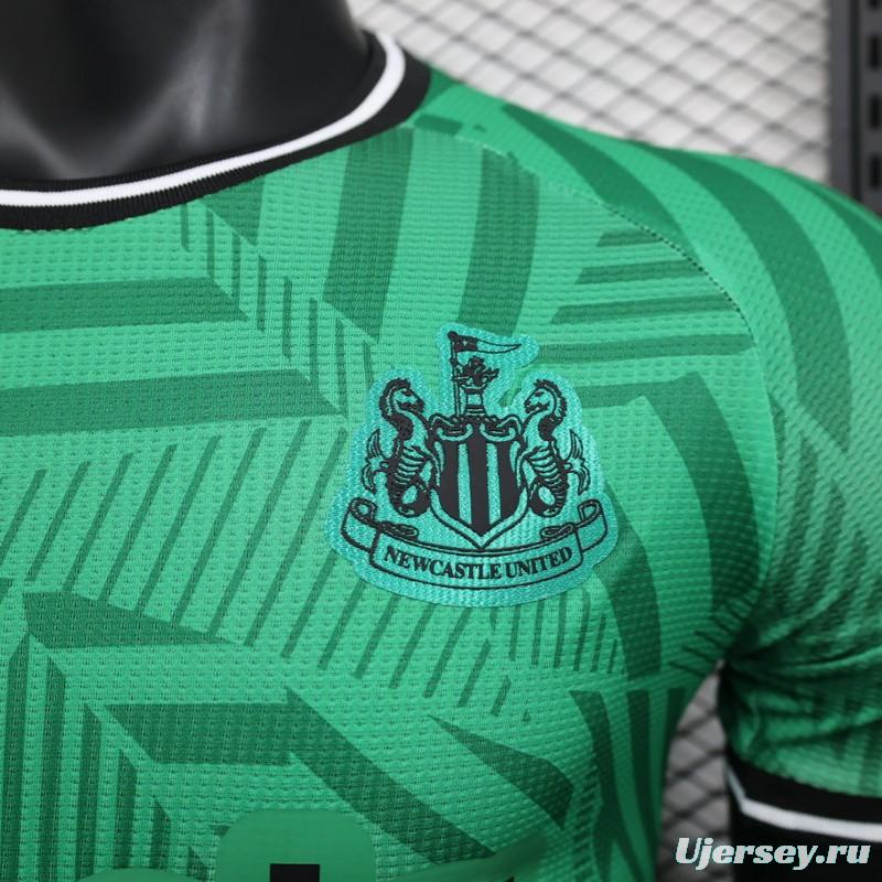 Player Version 23/24 Newcastle United Away Green Jersey