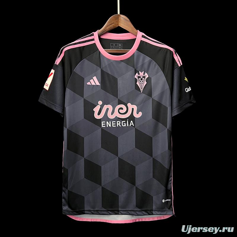 23/24 Albacete Balompie Away Black Jersey