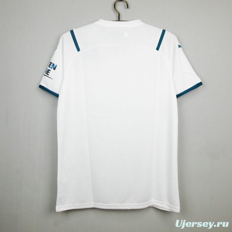 Retro 21/22 Manchester City Away White Jersey