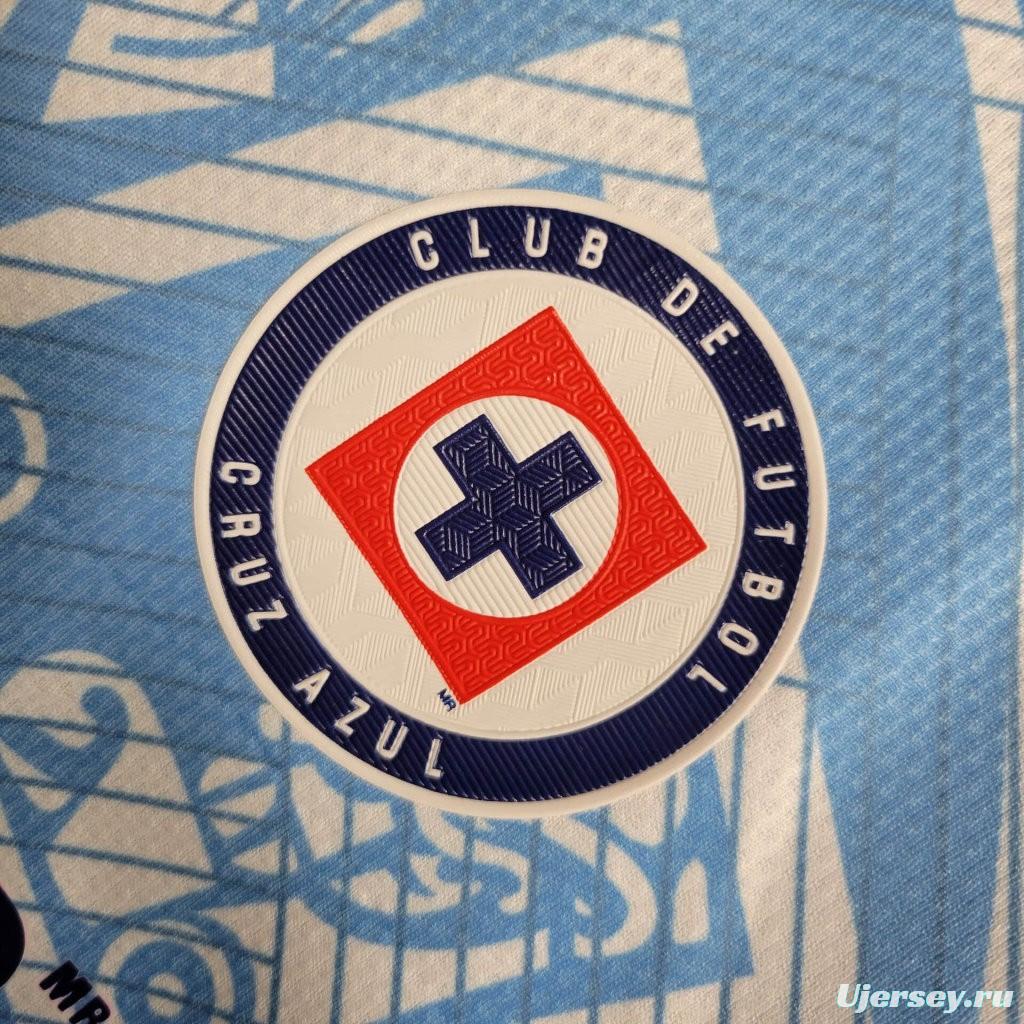 23/24 Cruz Azul Sky Blue Day of the Dead Special Jersey