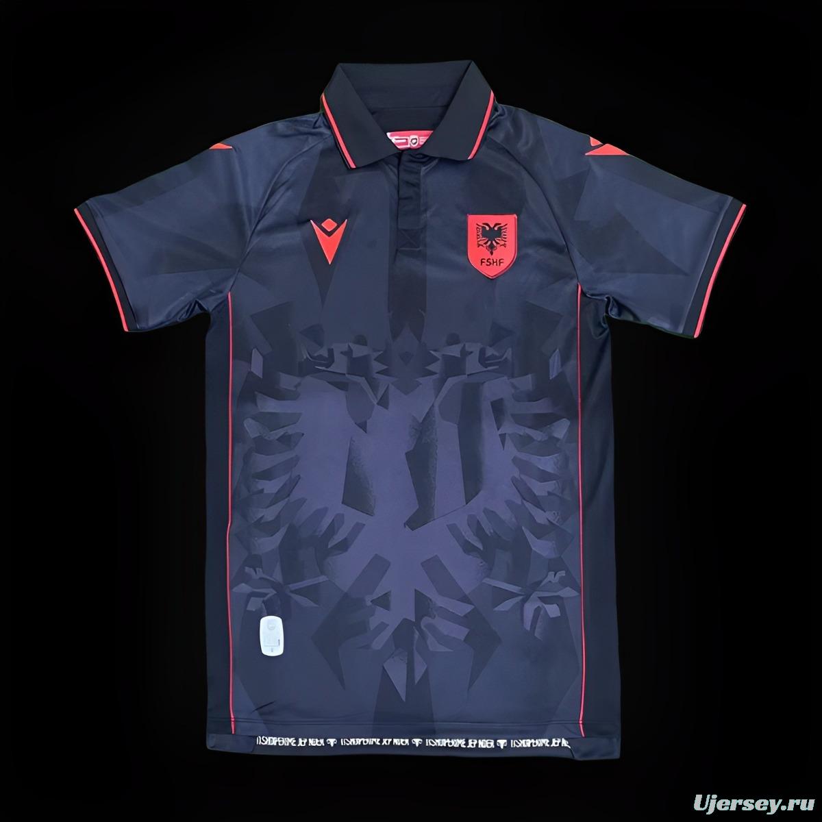 2023 Albania Away Black Jersey