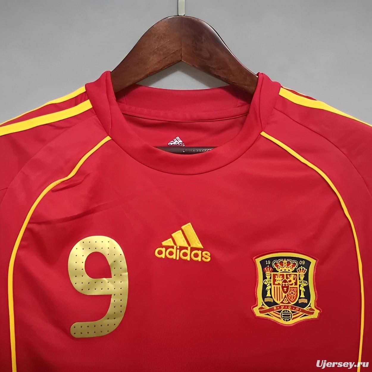 Retro 2008 Spain Home Jersey