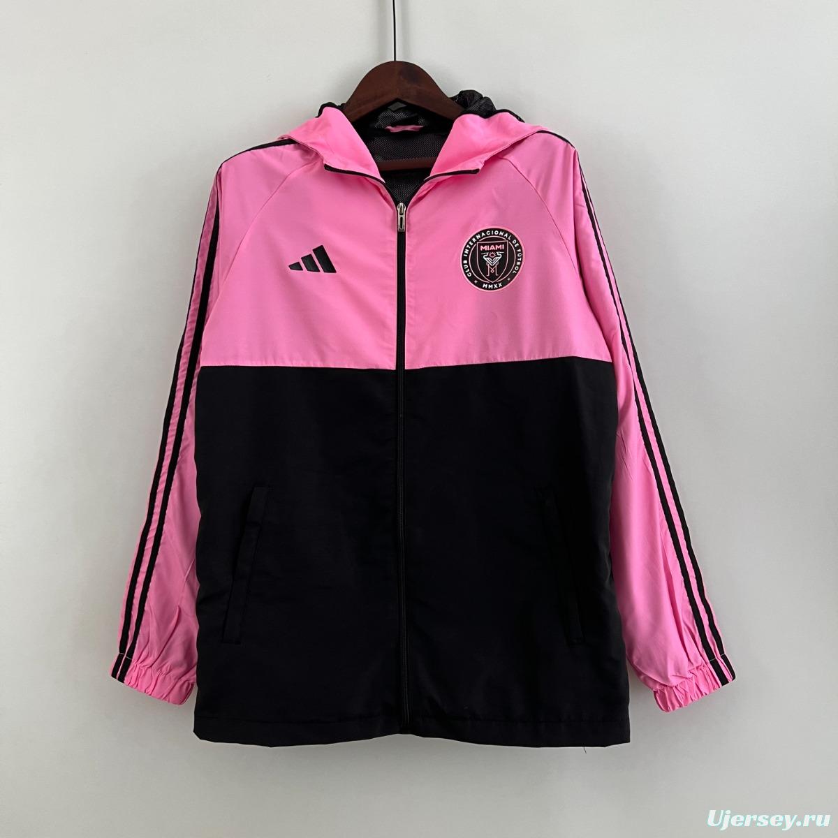 23/24 Inter Miami Black Pink Windbreaker