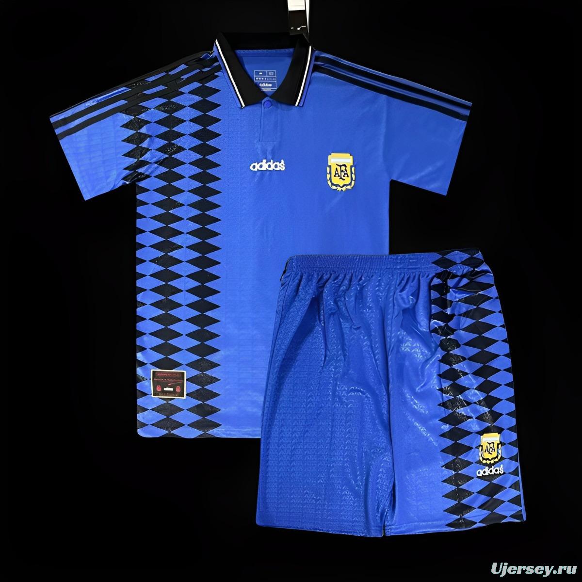 Retro Kids 1994 Argentina Away Jersey