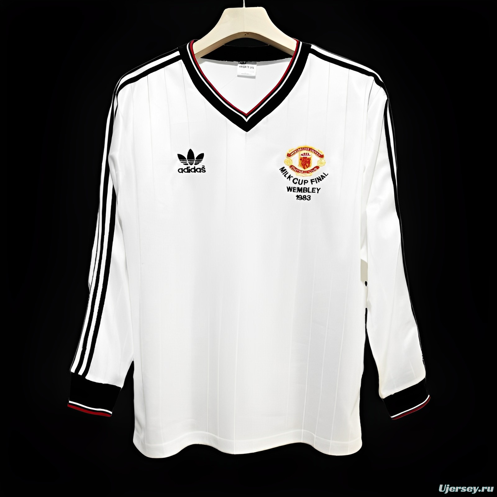 Retro 1983/84 Manchester United Away Long Sleeve Jersey