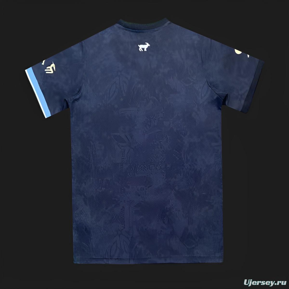 4 Stars 2023 Uruguay x La Pulga Navy Special Jersey