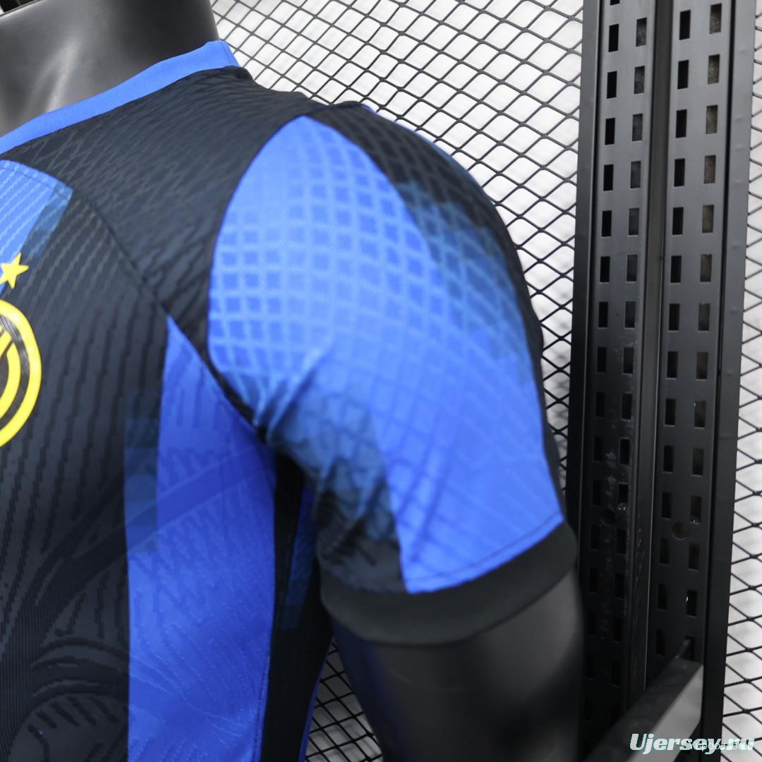 Player Version Retro 23/24 Inter Milan x Transformers Home Special Jersey