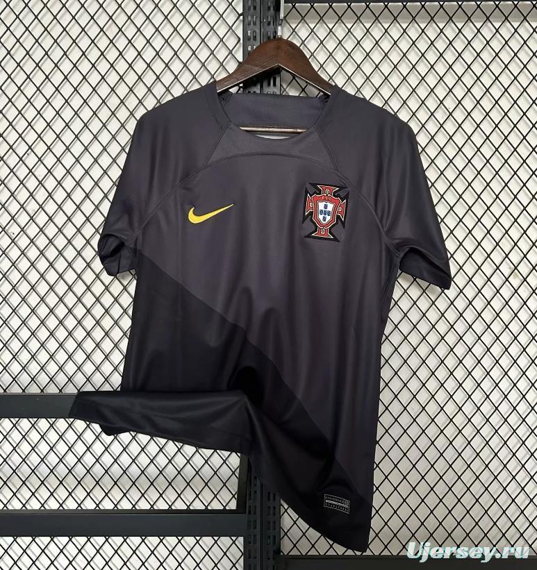 2023 Portugal Black Training Jersey