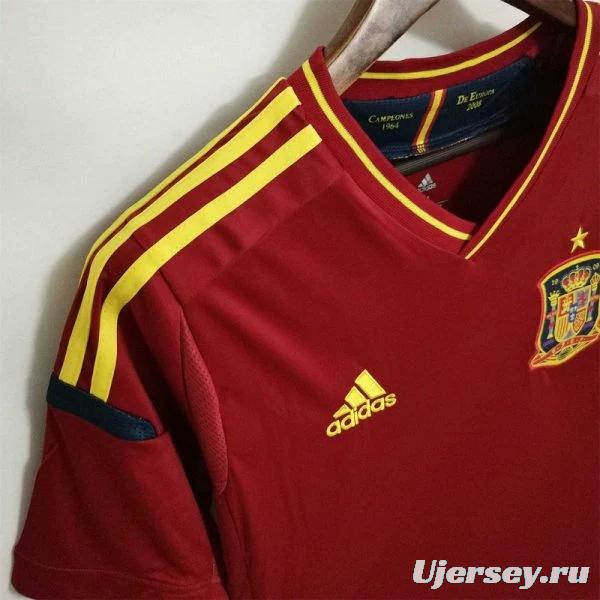 Retro 2012 Spain Home Jersey