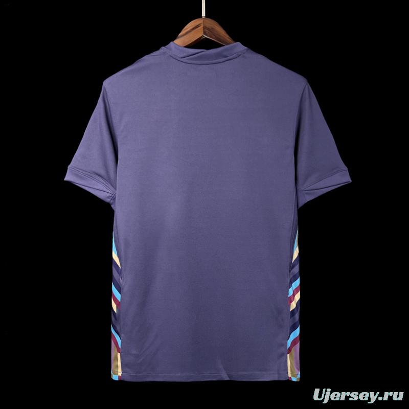 2024 England Away Blue Jersey