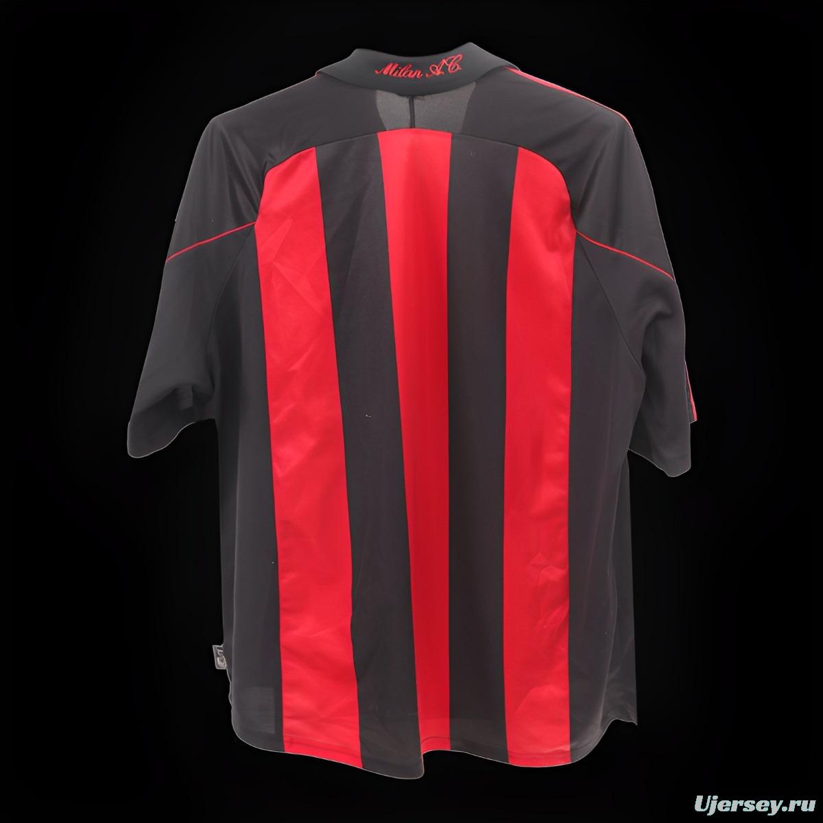 Retro 00/01 AC Milan Home Jersey