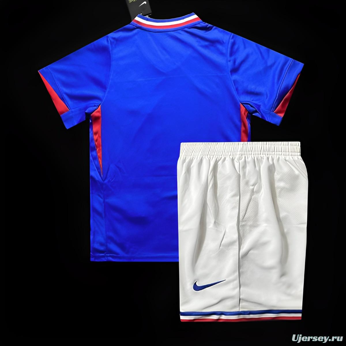 2024 Kids France Home Jersey