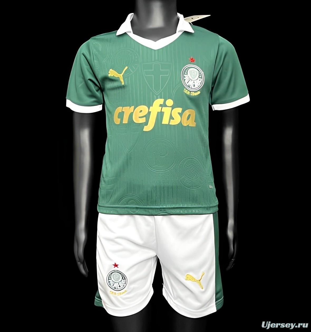 24/25 Kids Palmeiras Home Jersey