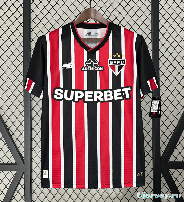 24/25 Sao Paulo Away Jersey + All Sponsors