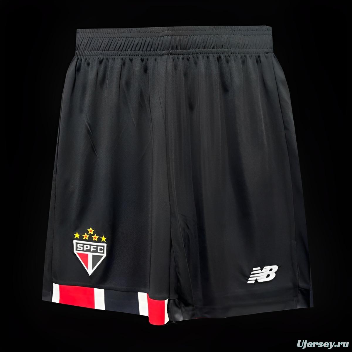 24/25 Sao Paulo Away Black Shorts