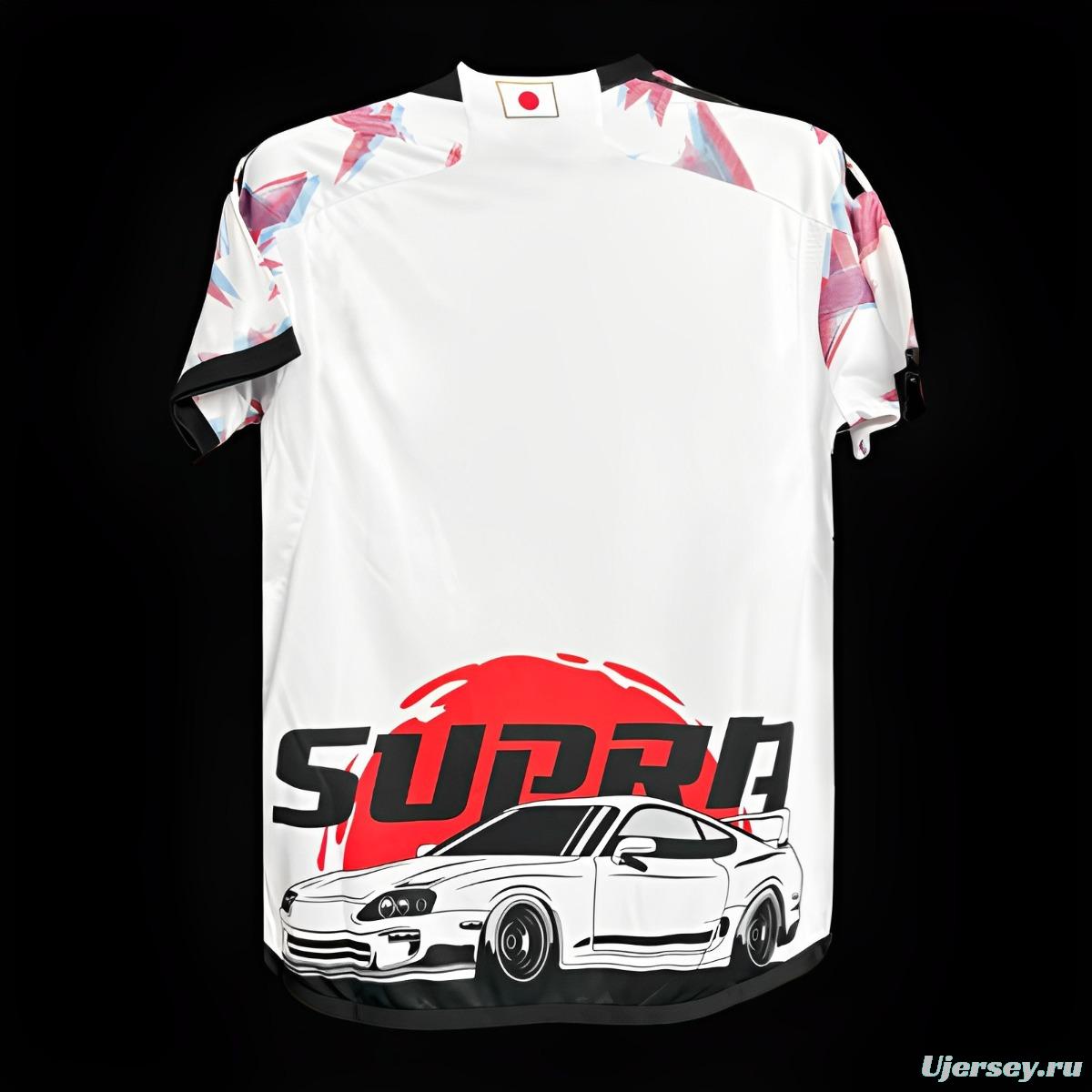 2022 Japan Away White Supra Car Jersey