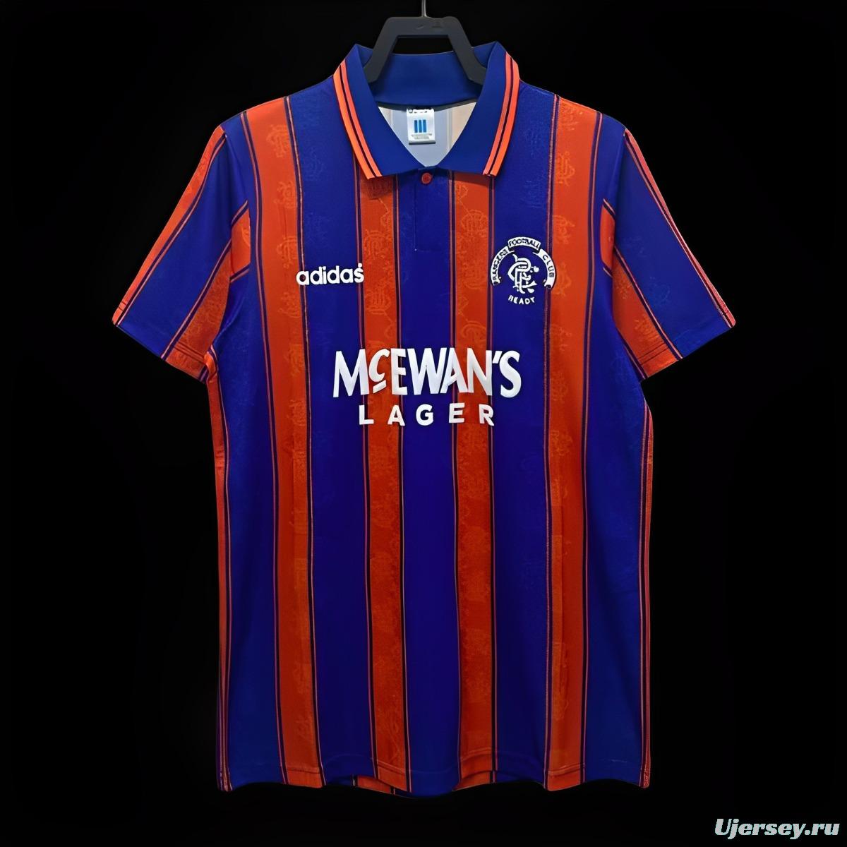 Retro 93-94 Rangers Away Soccer Jersey