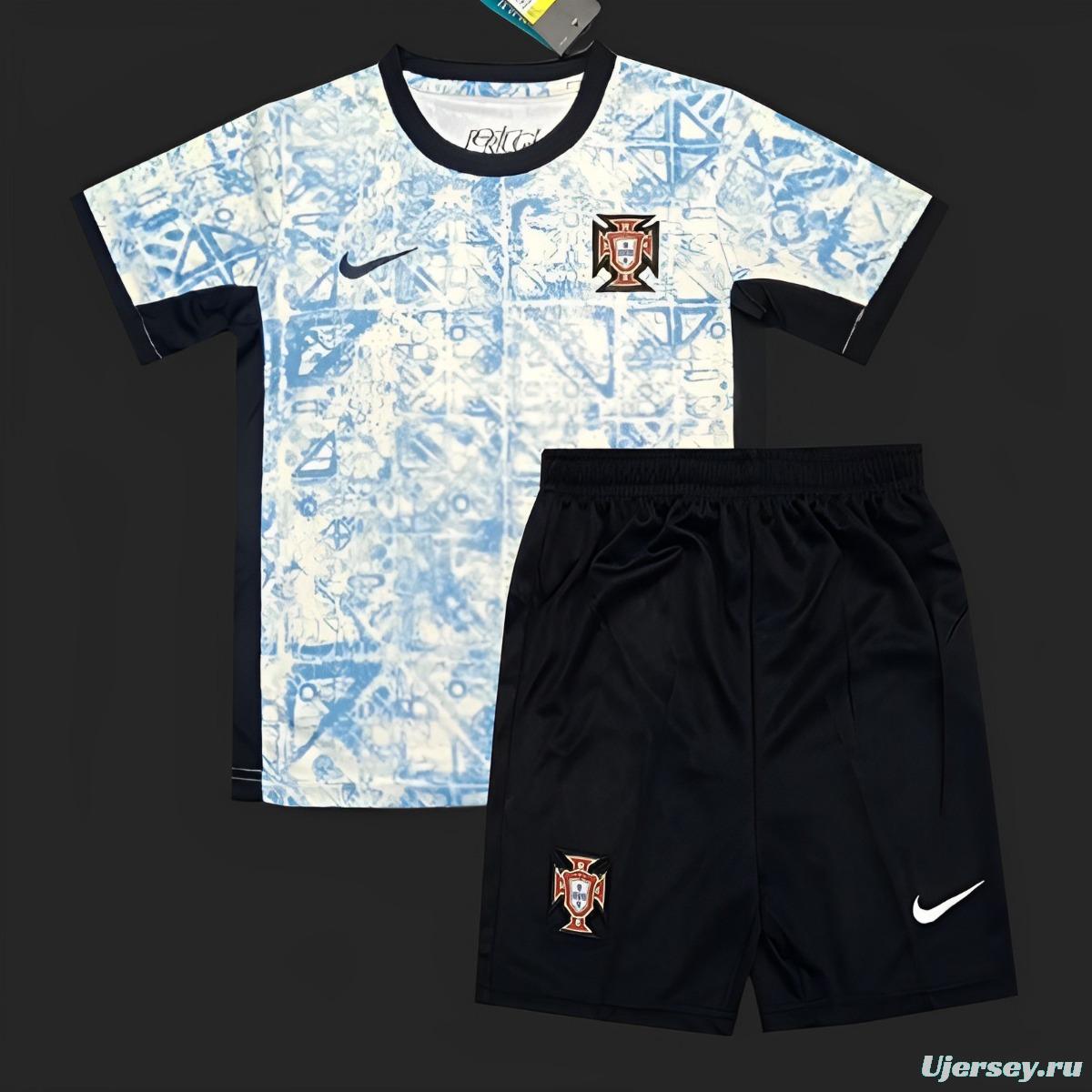 2024 Kids Portugal Away Jersey