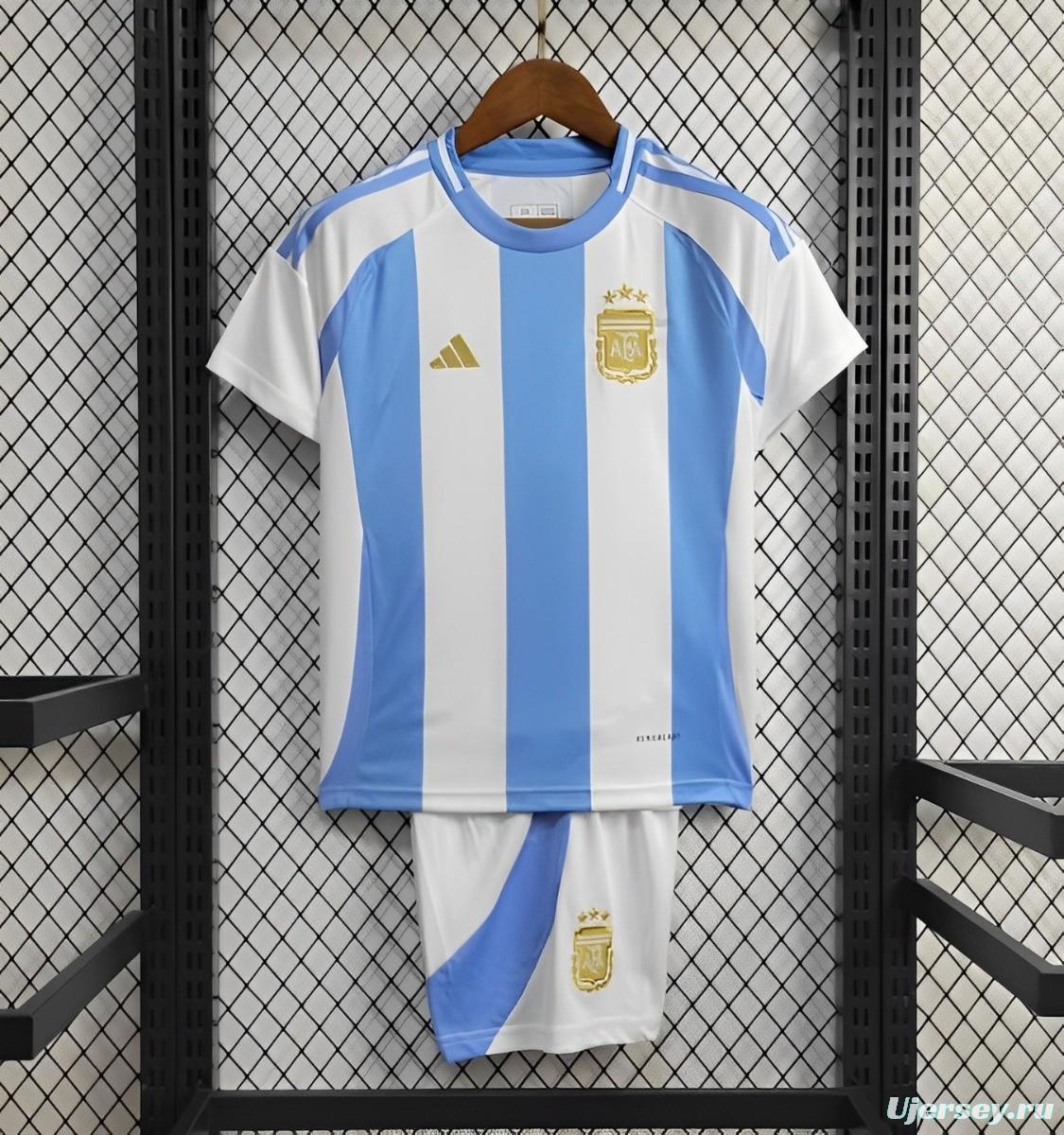 2024 Kids Argentina Home Jersey