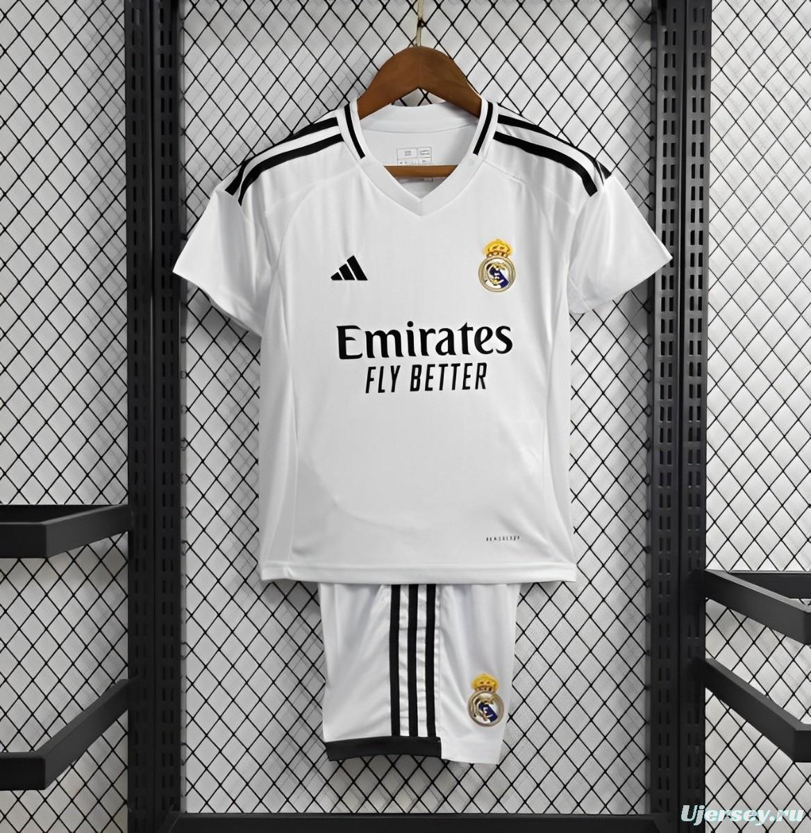 24/25 Kids Real Madrid Home Jersey