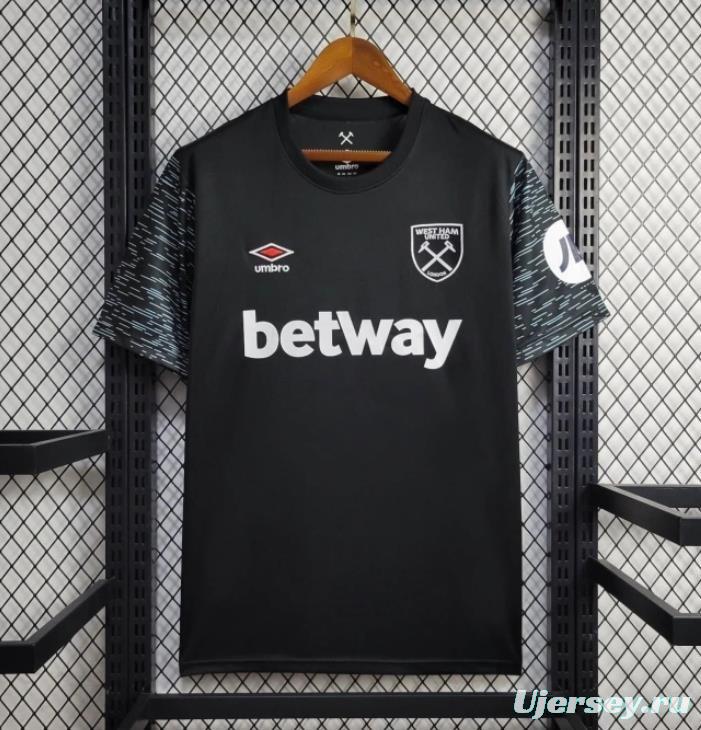 24/25 West Ham United Third Black Jersey