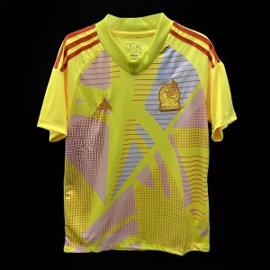 2024 Mexico Yellow Goalkeeper Jersey