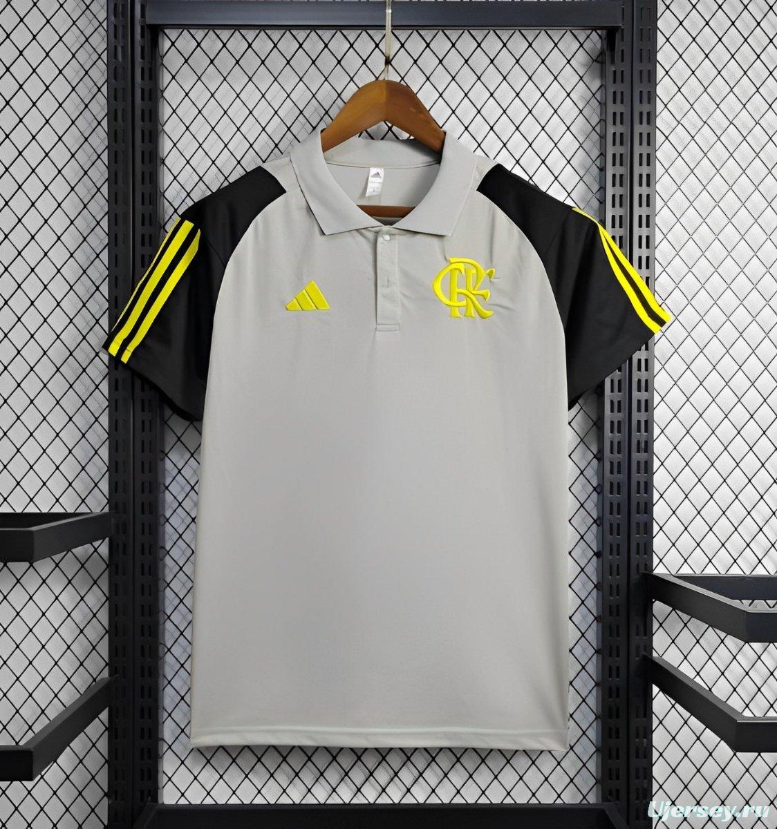 24/25 Flamengo Grey Polo Jersey