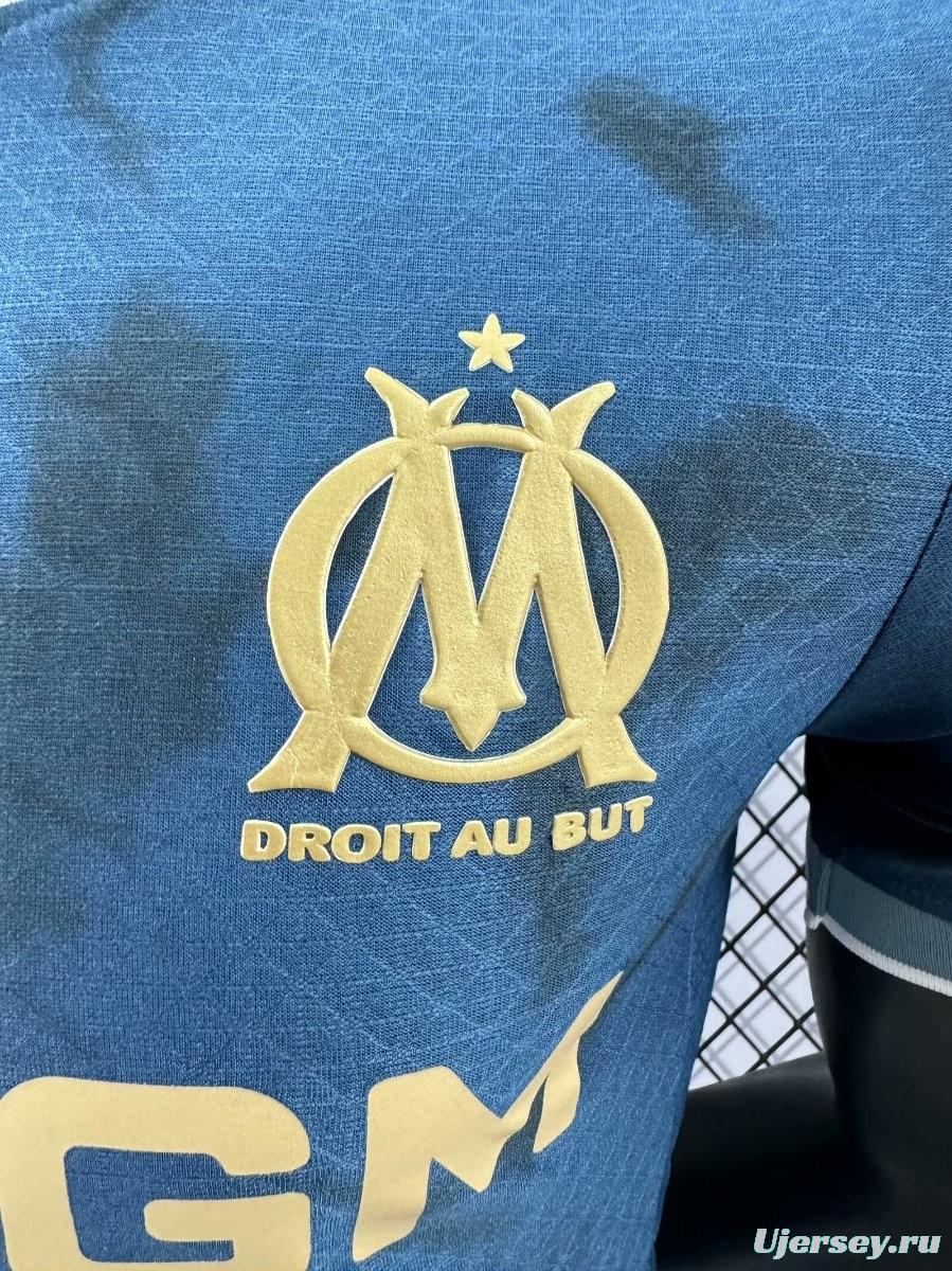 Player Version 24/25 Olympique Marseille Away Navy Jersey