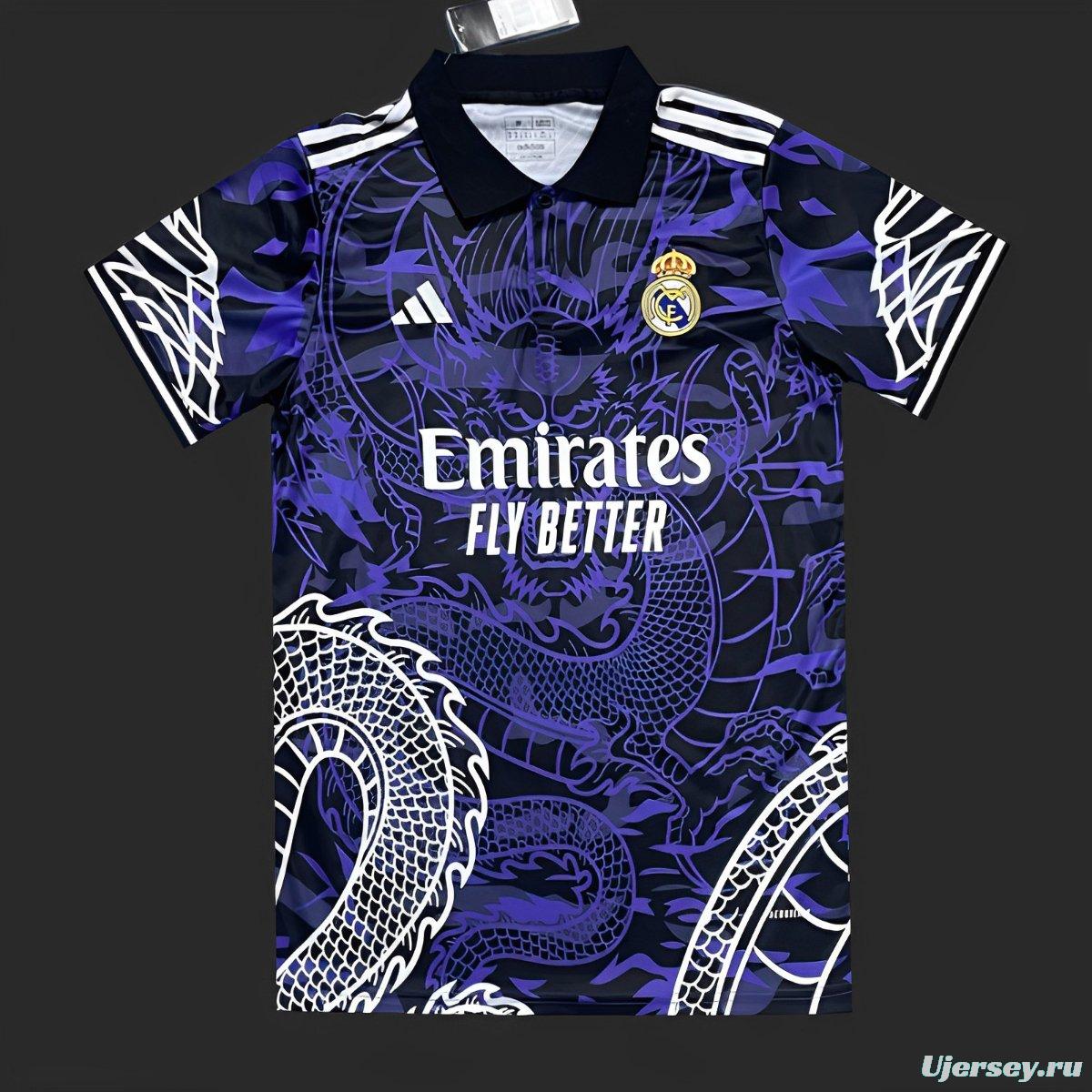 23/24 Real Madrid Purple Dragon Special Jersey