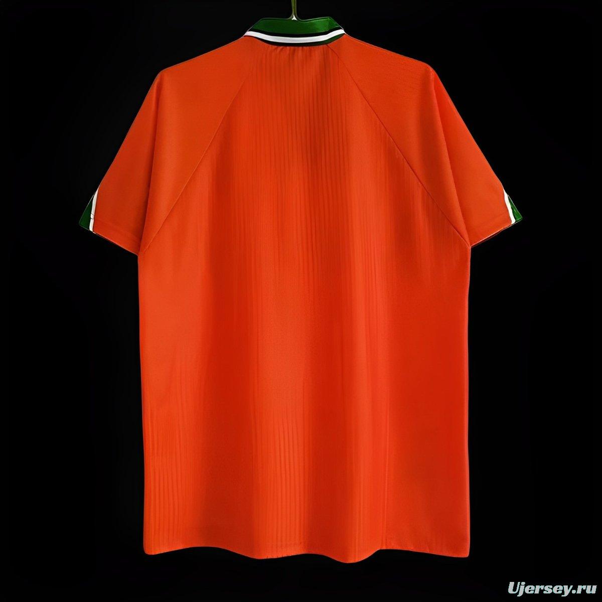 Retro 1997 Ireland Away Orange Jersey