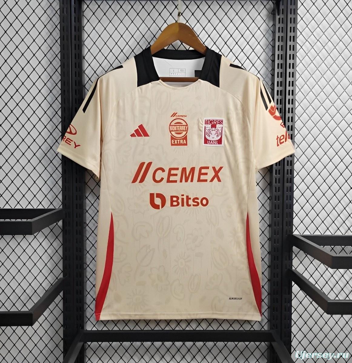 24/25 Tigres UANL Earth Day 2024 Beige Jersey