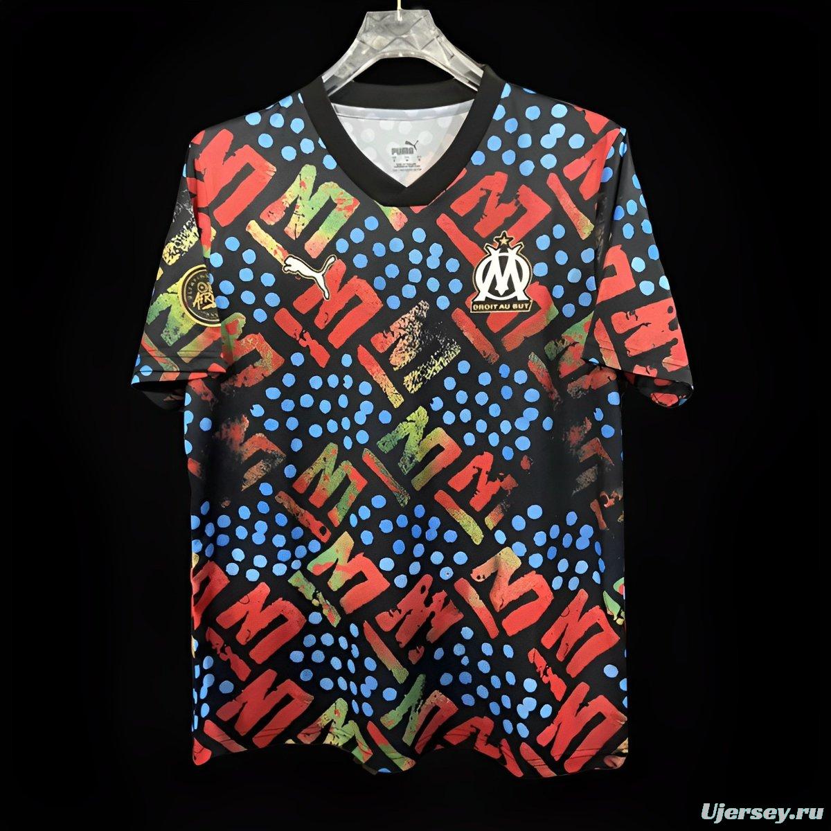 24/25 Olympique Marseille Africa Black Special Pre-Match Jersey