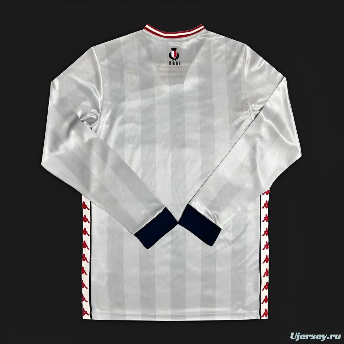 24/25 SSC Bari Silver Long Sleeve Limited Jersey